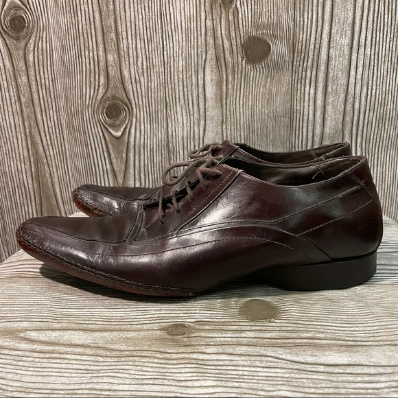 Men’s Brown Leather Oxford Sz 12 - Picture 2 of 8